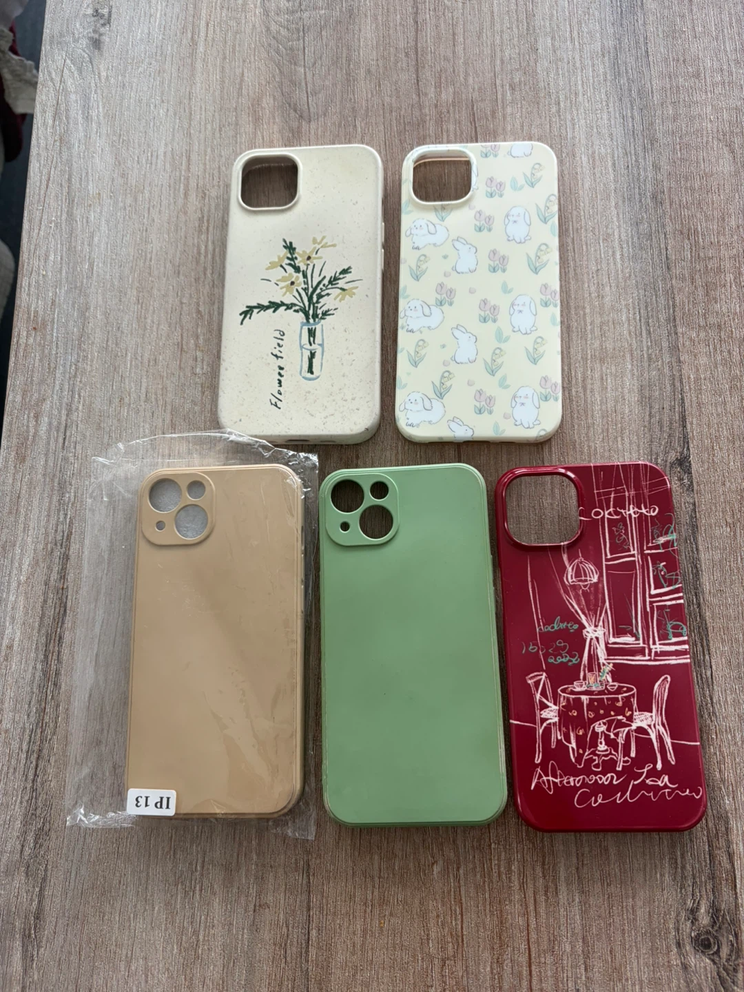 Set of 5 iPhone 13 Phone Cases