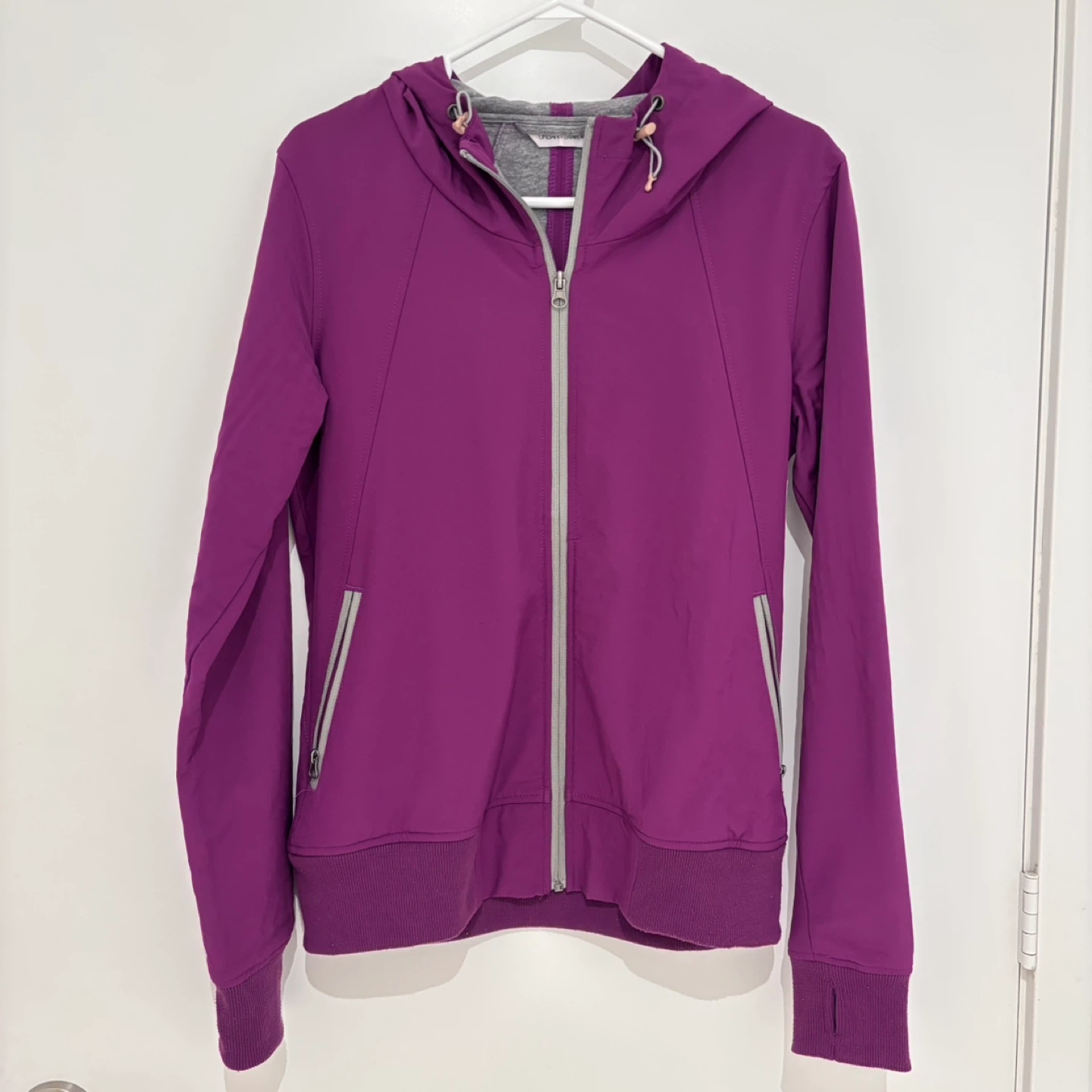 Purple Hooded Jacket - Medium