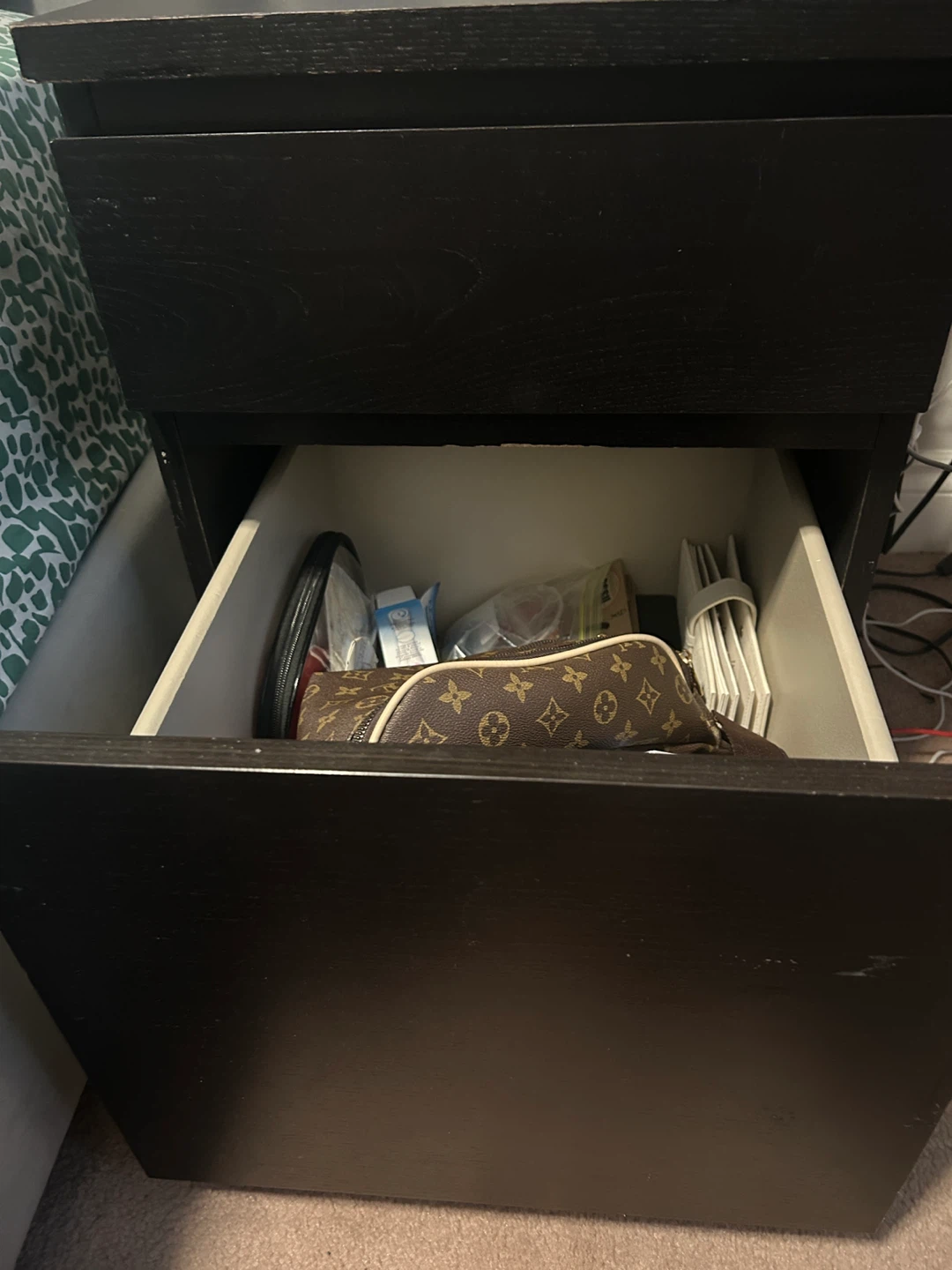 IKEA Black side table - photo 4