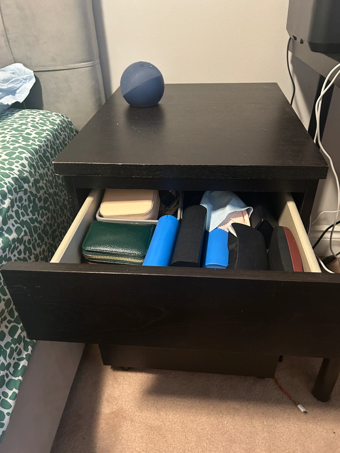 IKEA Black side table - photo 3
