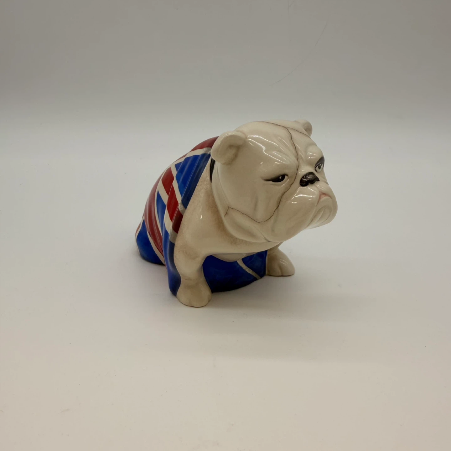 Royal Doulton Jack Bulldog Figurine 007 Spectre Union Jack Dog - photo 2