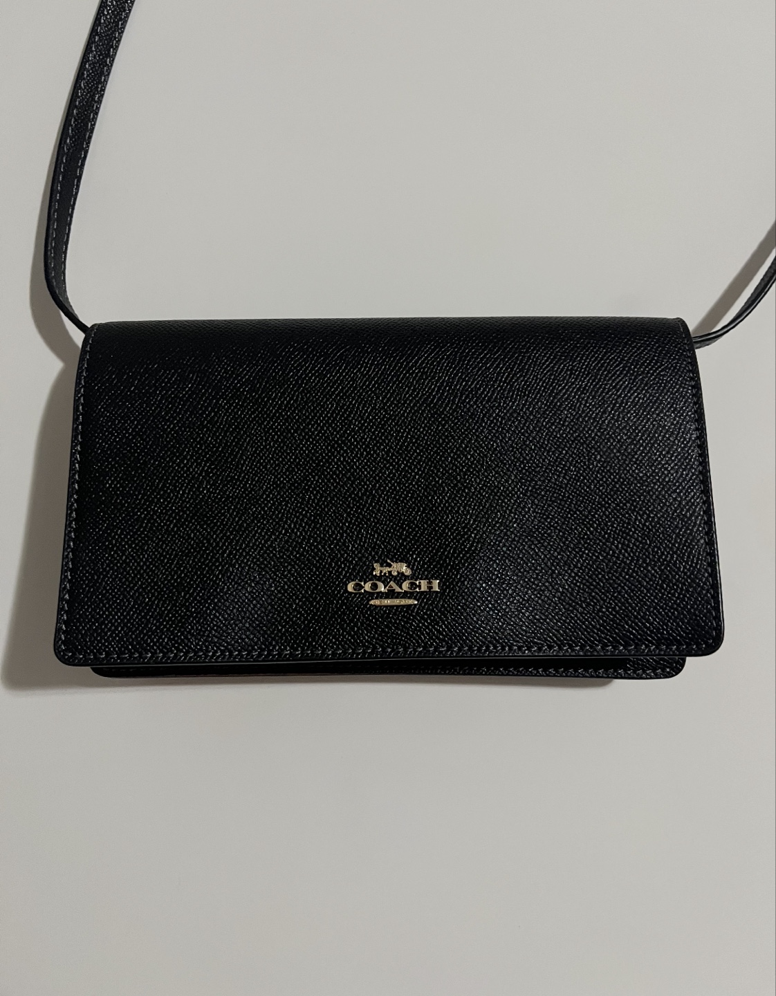 Coach Black Crossbody Wallet