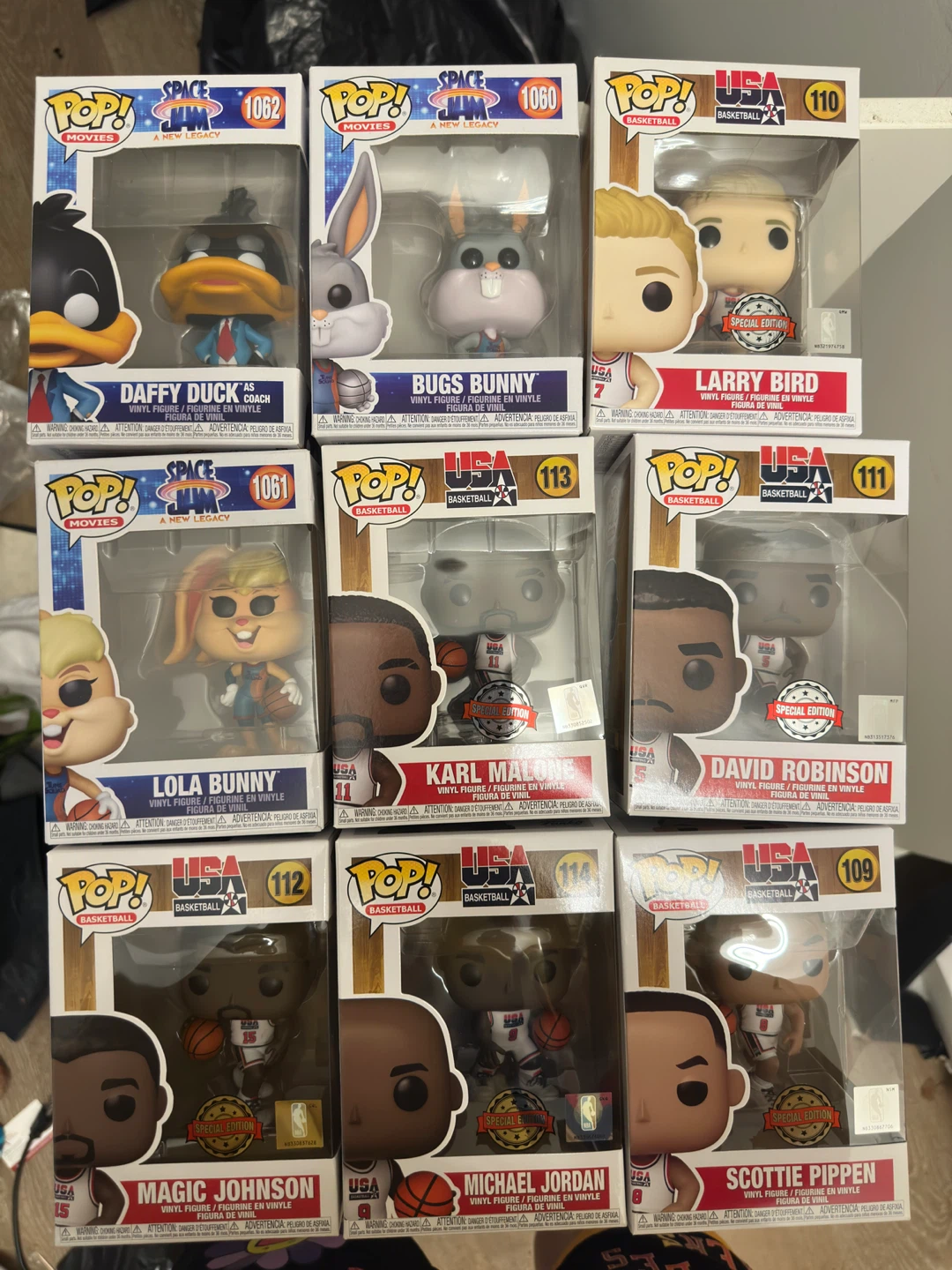 Funko Pop! Vinyl Figures - Space Jam & USA Basketball