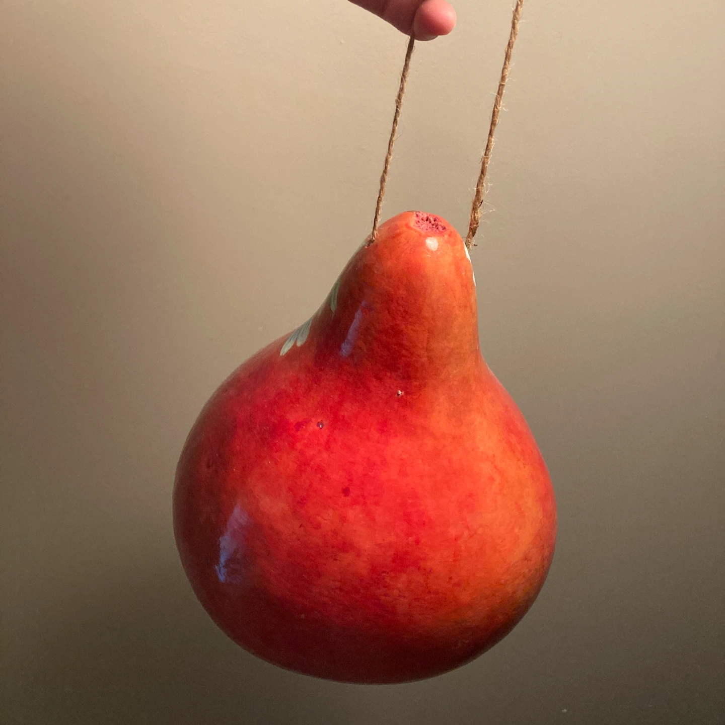 Hand-Painted Gourd Birdhouse - photo 2