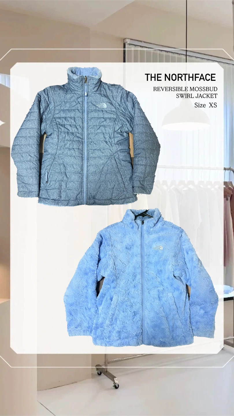 The North Face Reversible Mossbud Swirl Jacket - XS