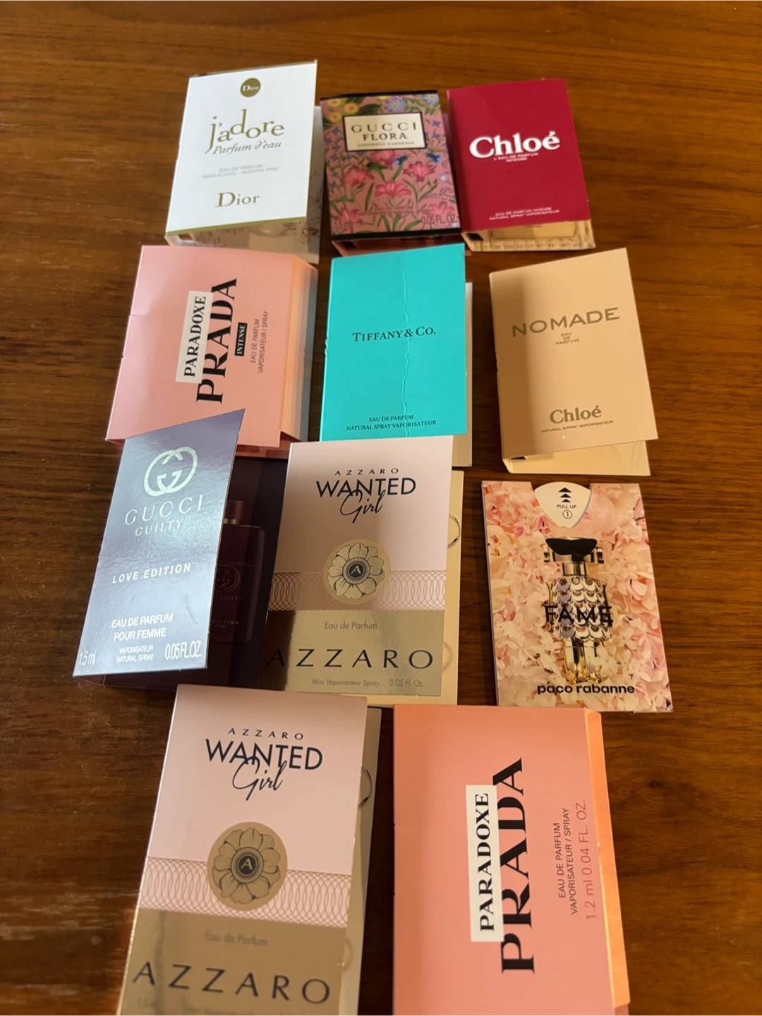 Assorted Designer Perfume Sample Vials