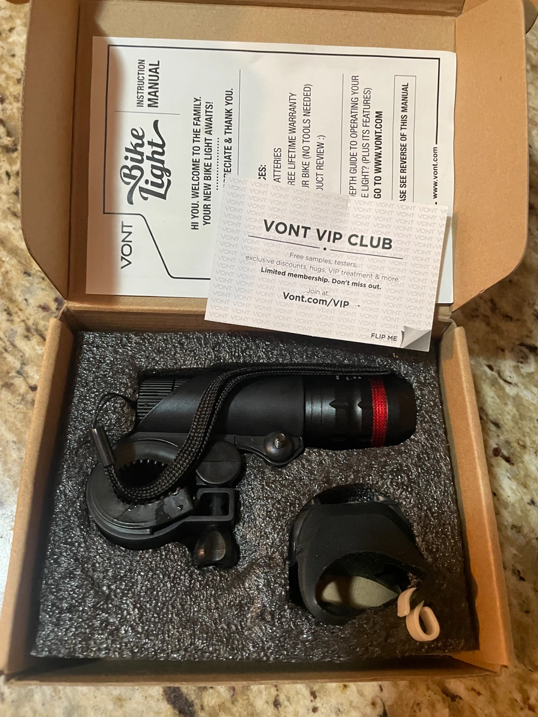 Vont Bike Light Model VNT-BL01