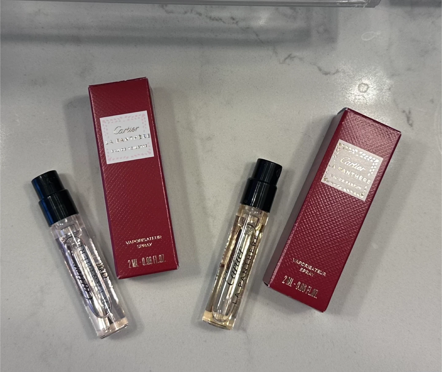 Cartier La Panthère Eau de Toilette & Eau de Parfum Miniatures