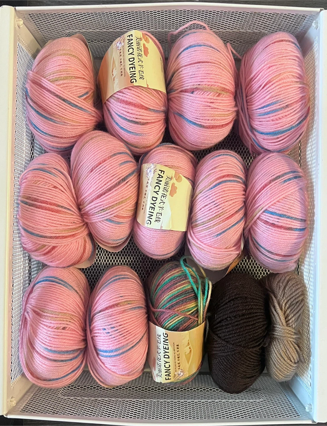 Pink Multicolour Sock Yarn (Sport Weight) 🧦🧶