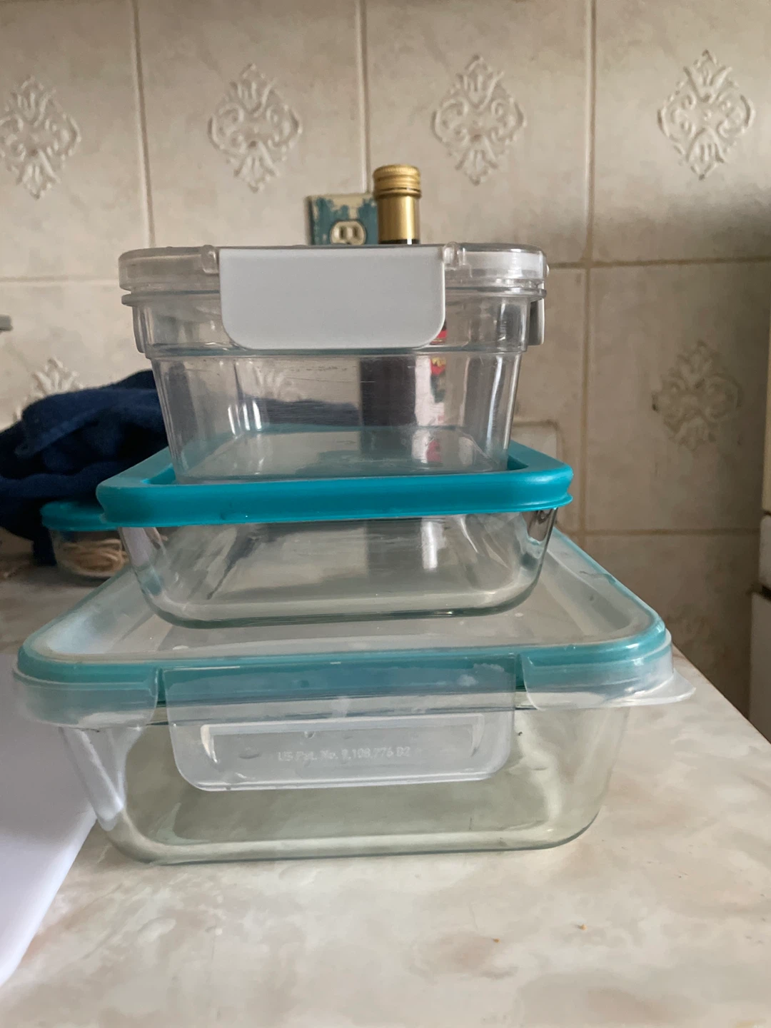 LAST MOVEOUT WEEK: Glass Food Storage Containers with Lids