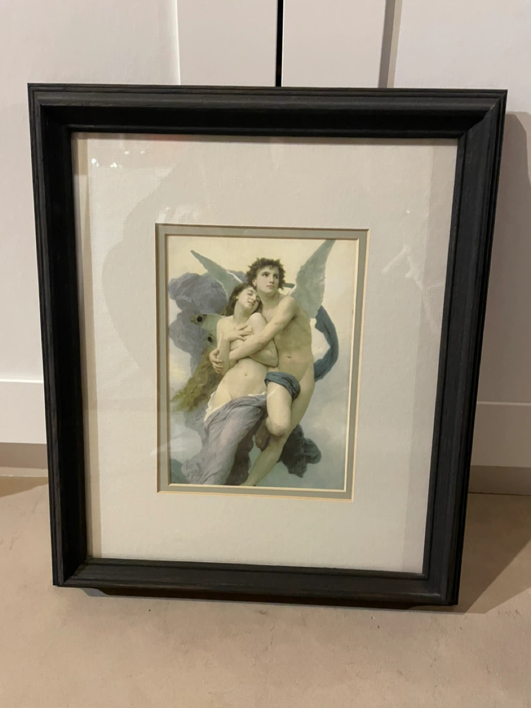 Framed Artwork of Psyche and Eros
