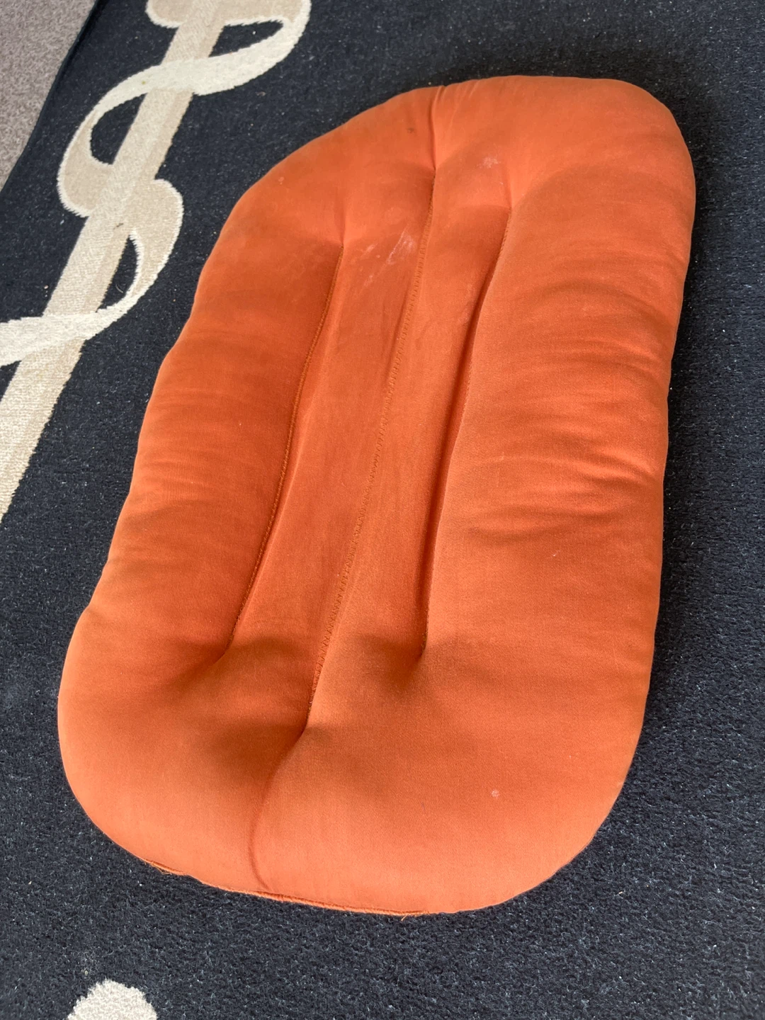 Snuggle Me Organic Baby Lounger - Orange