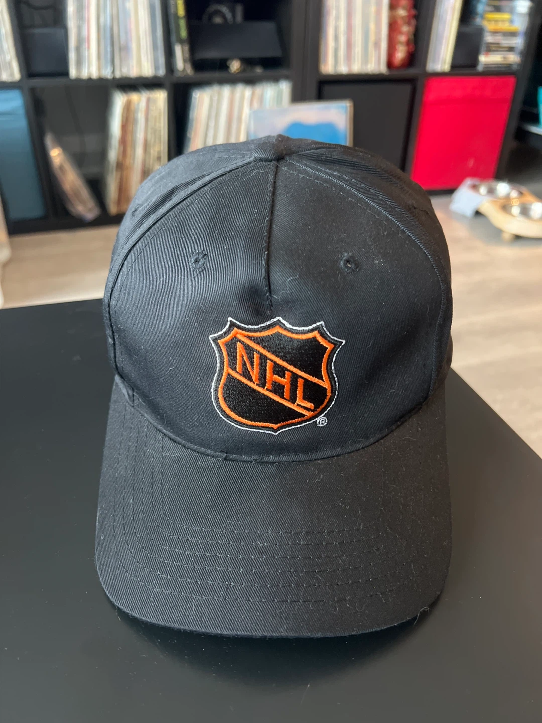 NHL Black Baseball Cap