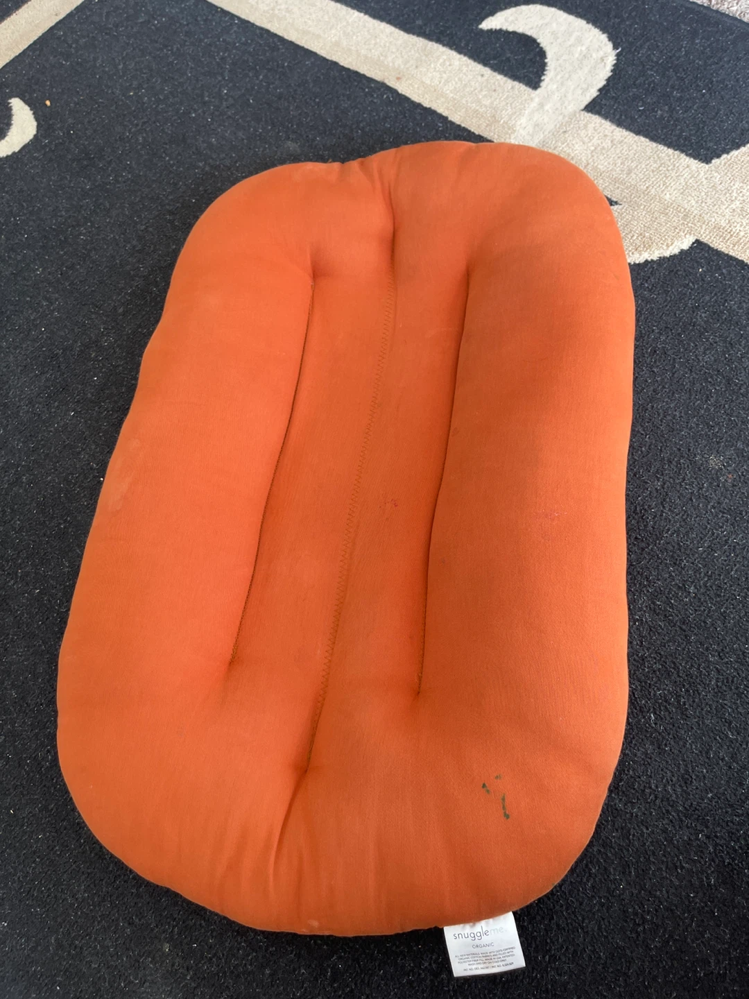 Snuggle Me Organic Baby Lounger - Orange - photo 3