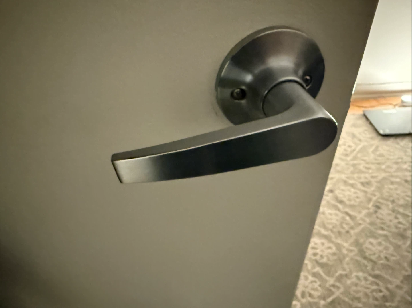 5 Door Lever Handle Set - Brushed Nickel 5