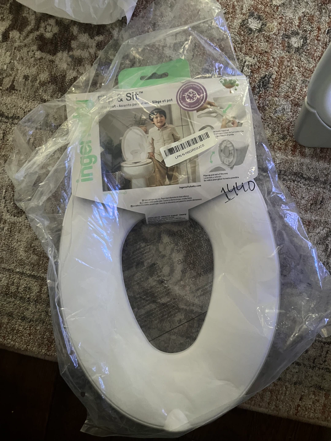 Ingenuity Flip & Sit Potty Training Seat - White - photo 3