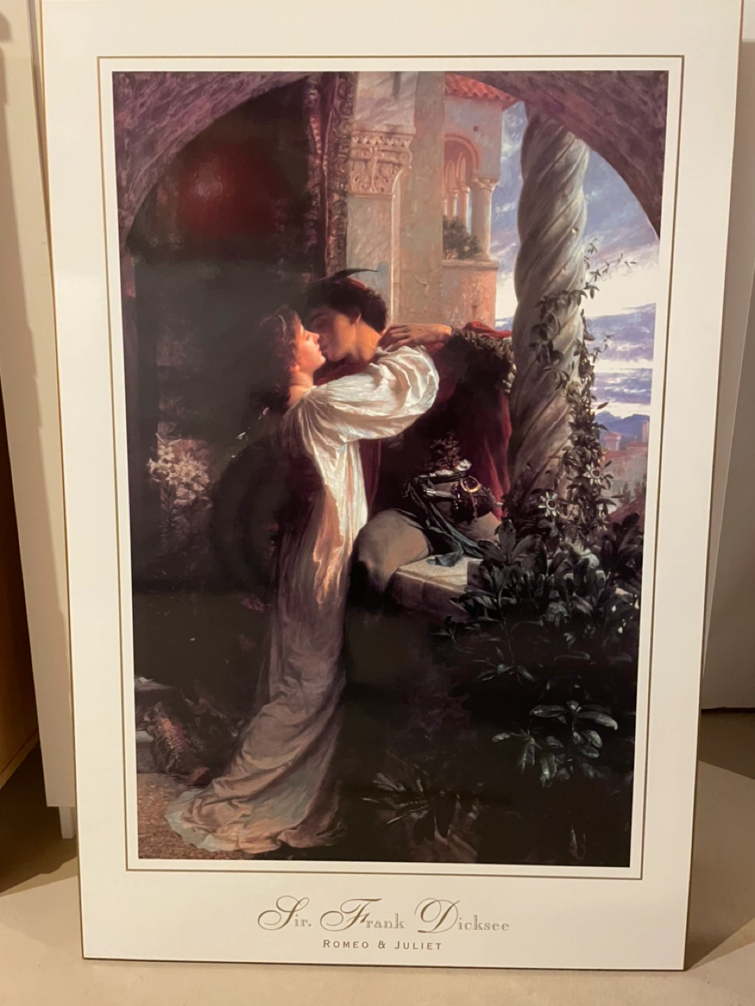 Sir Frank Dicksee’s Romeo and Juliet Poster Print