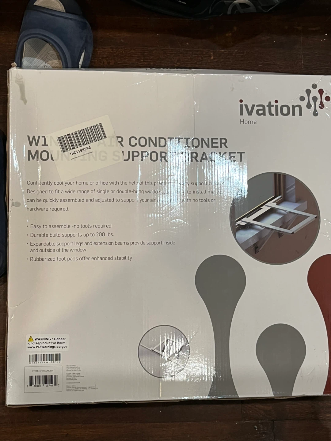 Ivation Home Window Air Conditioner Mounting Support Bracket - photo 2