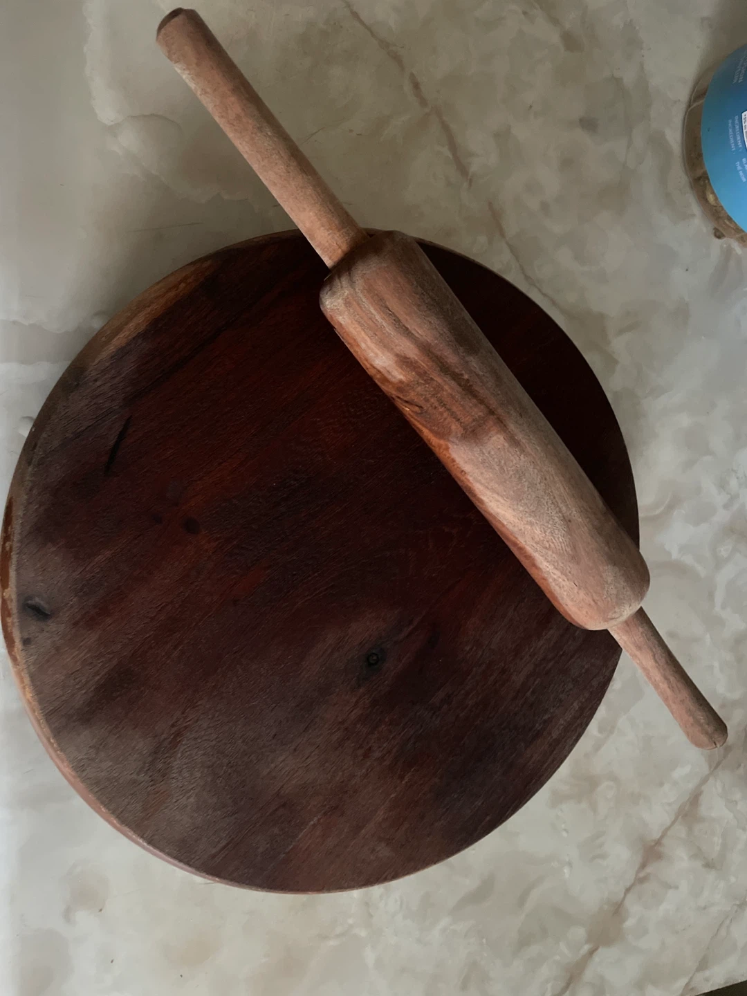 Wooden Rolling Pin and Board - Chakla Belan