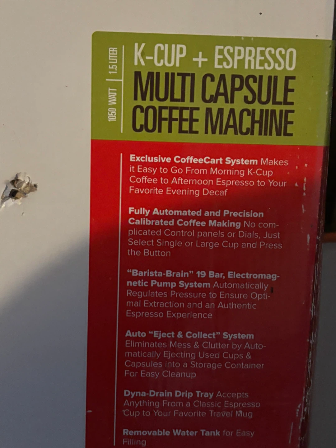 Gourmia K-Cup + Espresso Multi Capsule Coffee Machine - photo 2