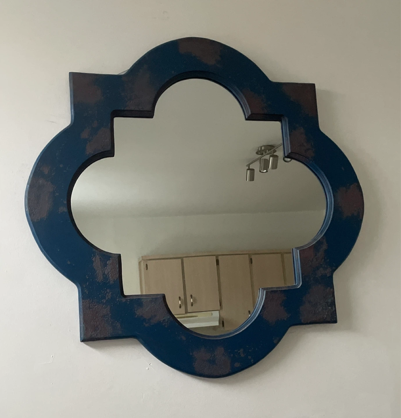Decorative Quatrefoil Mirror