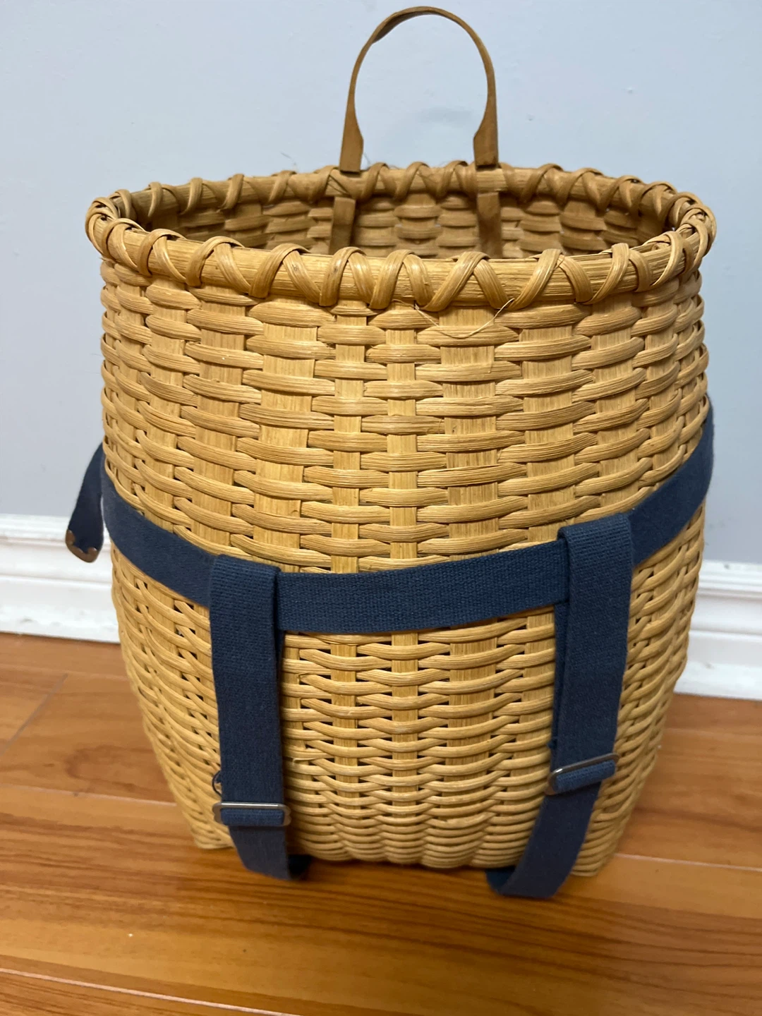 Woven Basket Backpack