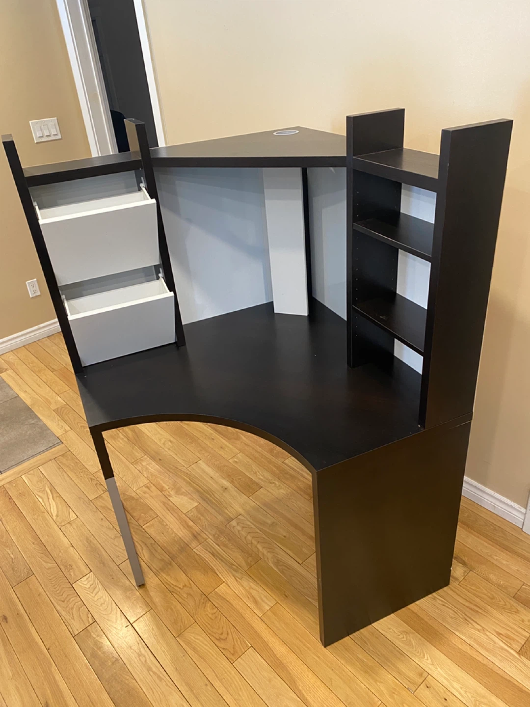 IKEA MICKE Corner Desk Workstation + Chair (CAN DELIVER) - photo 2