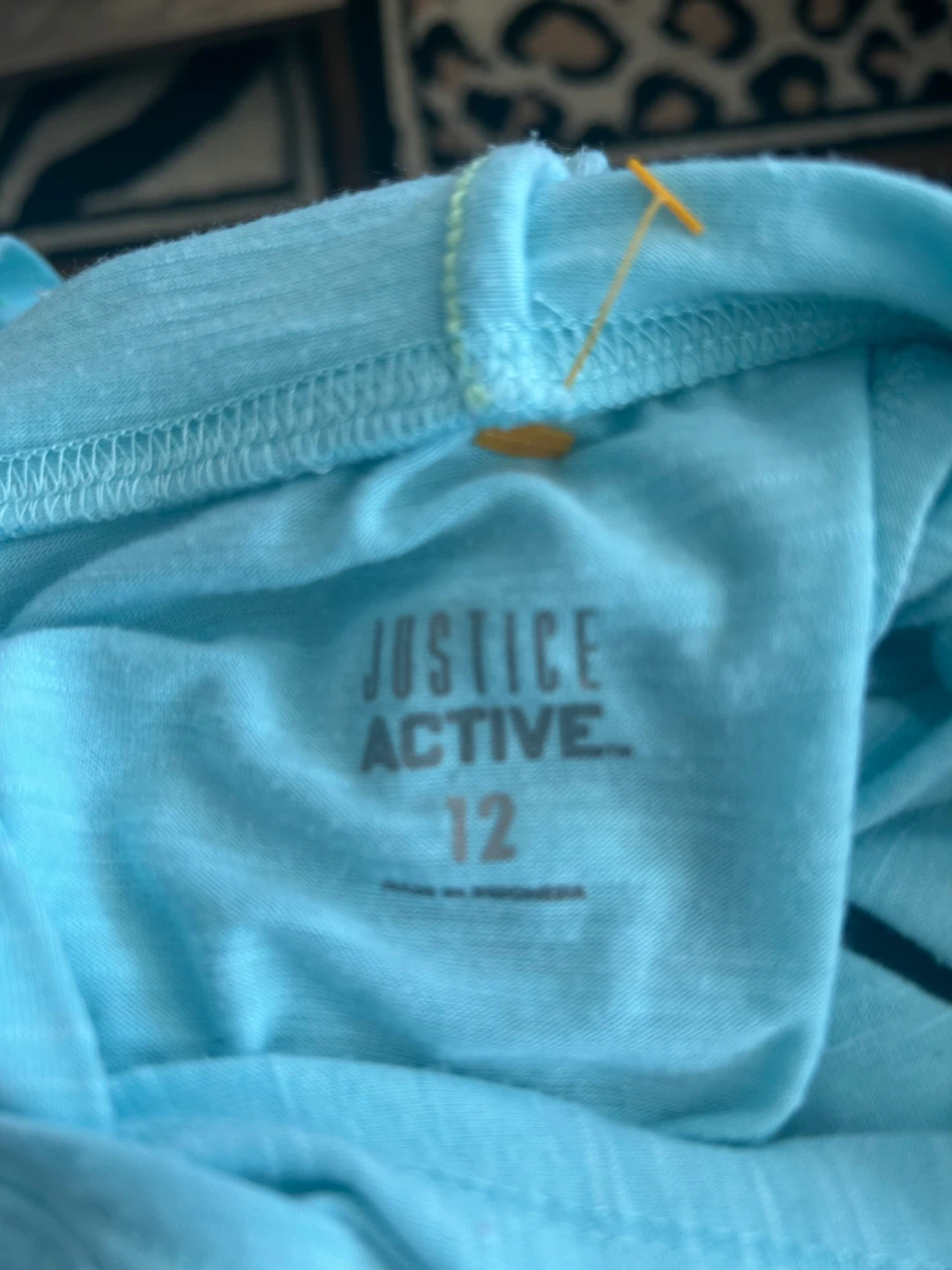 Justice Active Light Blue Gymnastics Tank Top Size 12 - photo 3