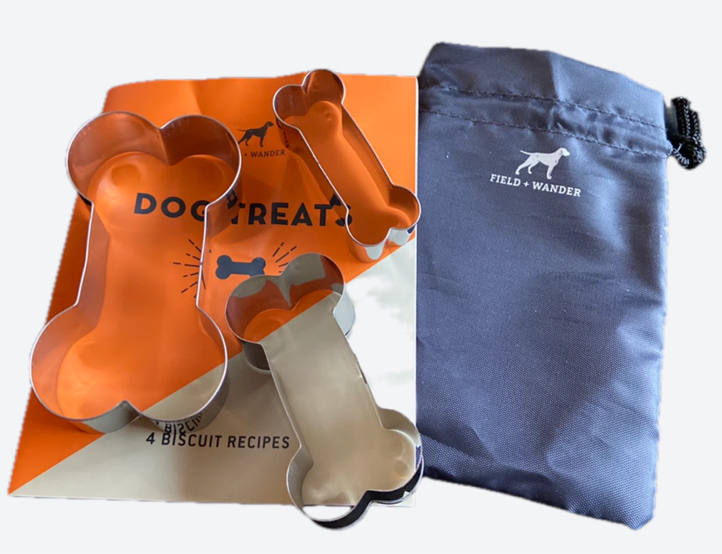 Field + Wander Dog Treat Cookie Cutters, and Recipe Booklet