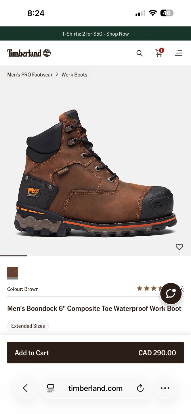 Timberland Pro Men's Boondock 6"