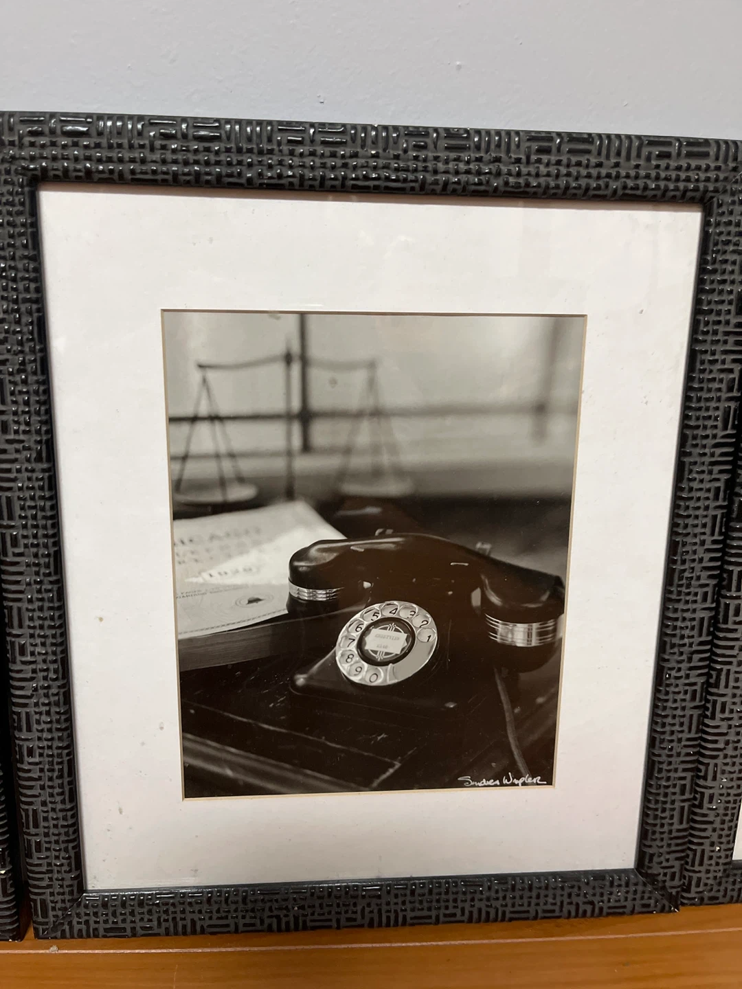 Framed Vintage Office Scene Photographs - photo 2