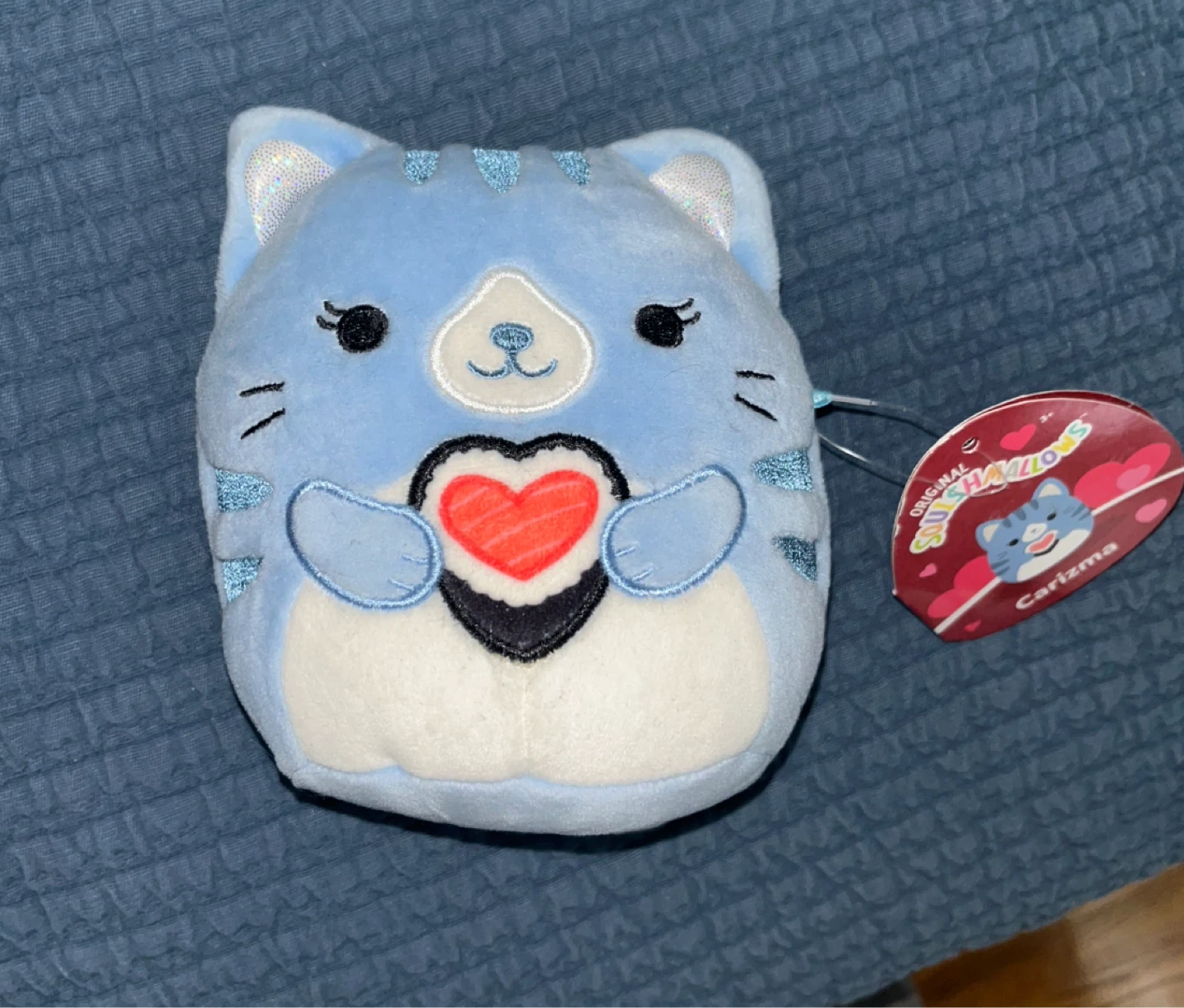 Squishmallows Carizma Blue Cat Plush Toy