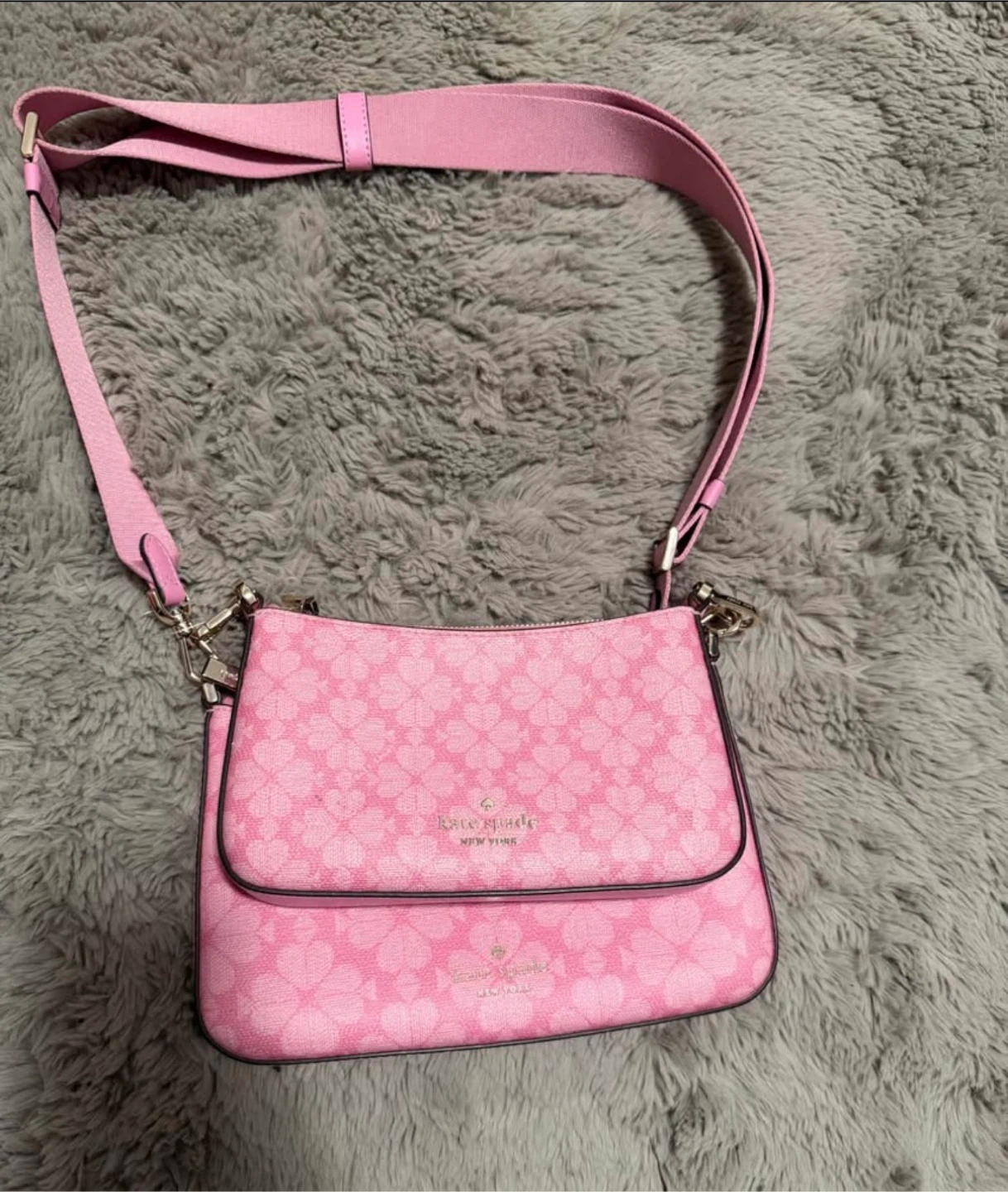 Brand new Kate Spade Duet Spade Flower Crossbody Bag - Pink - photo 3