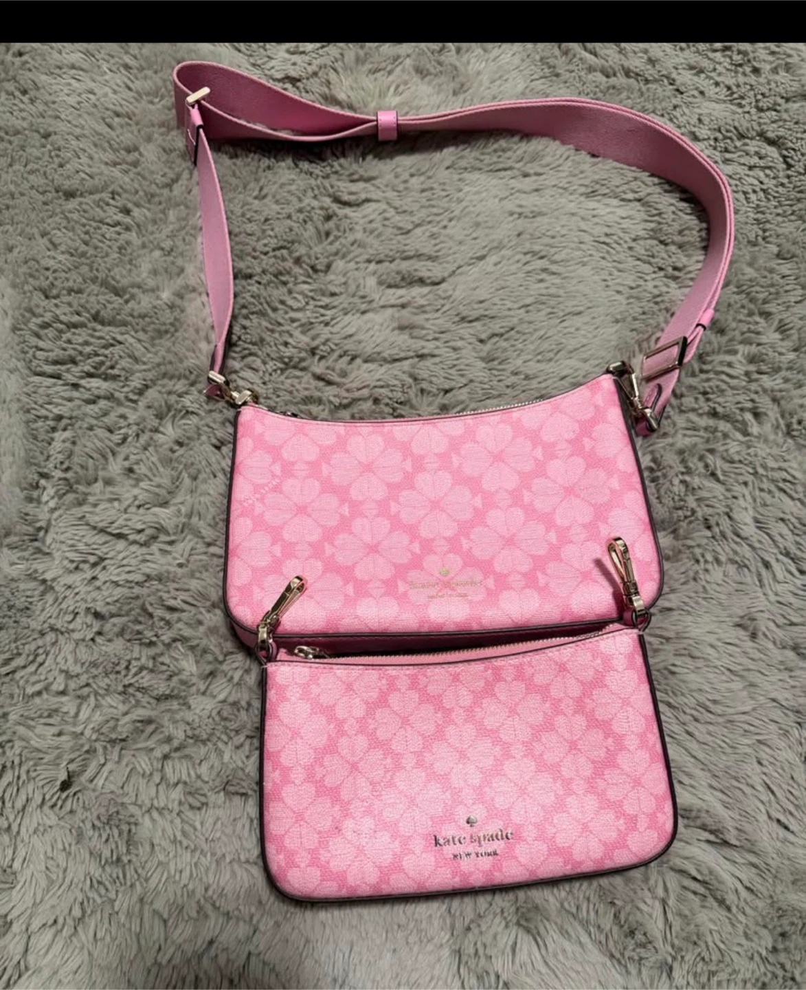Brand new Kate Spade Duet Spade Flower Crossbody Bag - Pink - photo 2