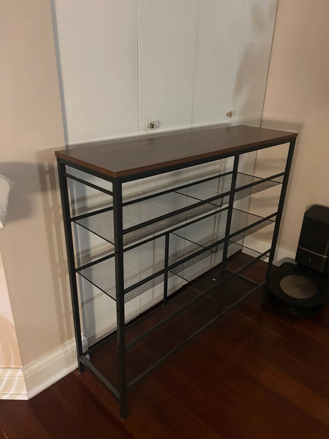 Industrial Style Shoe Rack with 4 Tiers - photo 2
