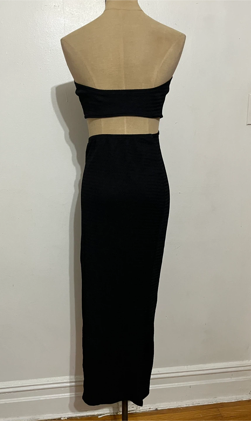 SHN Black Cut-Out Tube Dress - Size XS - photo 2
