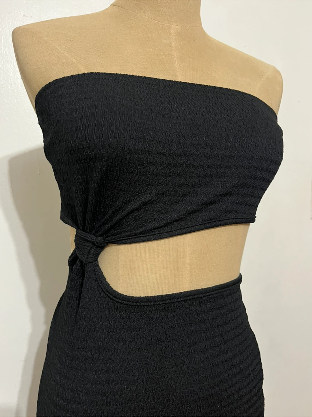 SHN Black Cut-Out Tube Dress - Size XS - photo 3