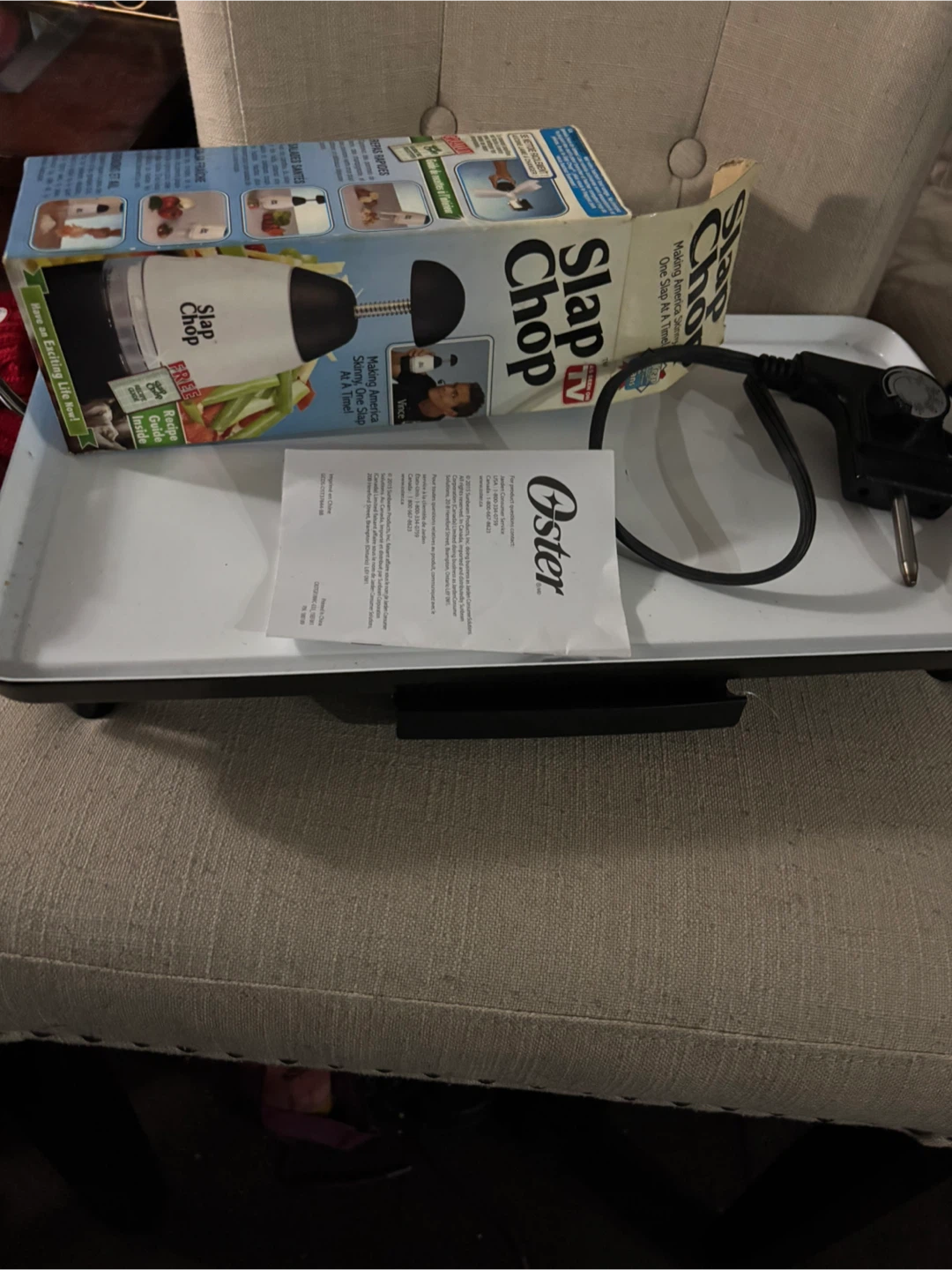 Slap Chop and Electric Griddle