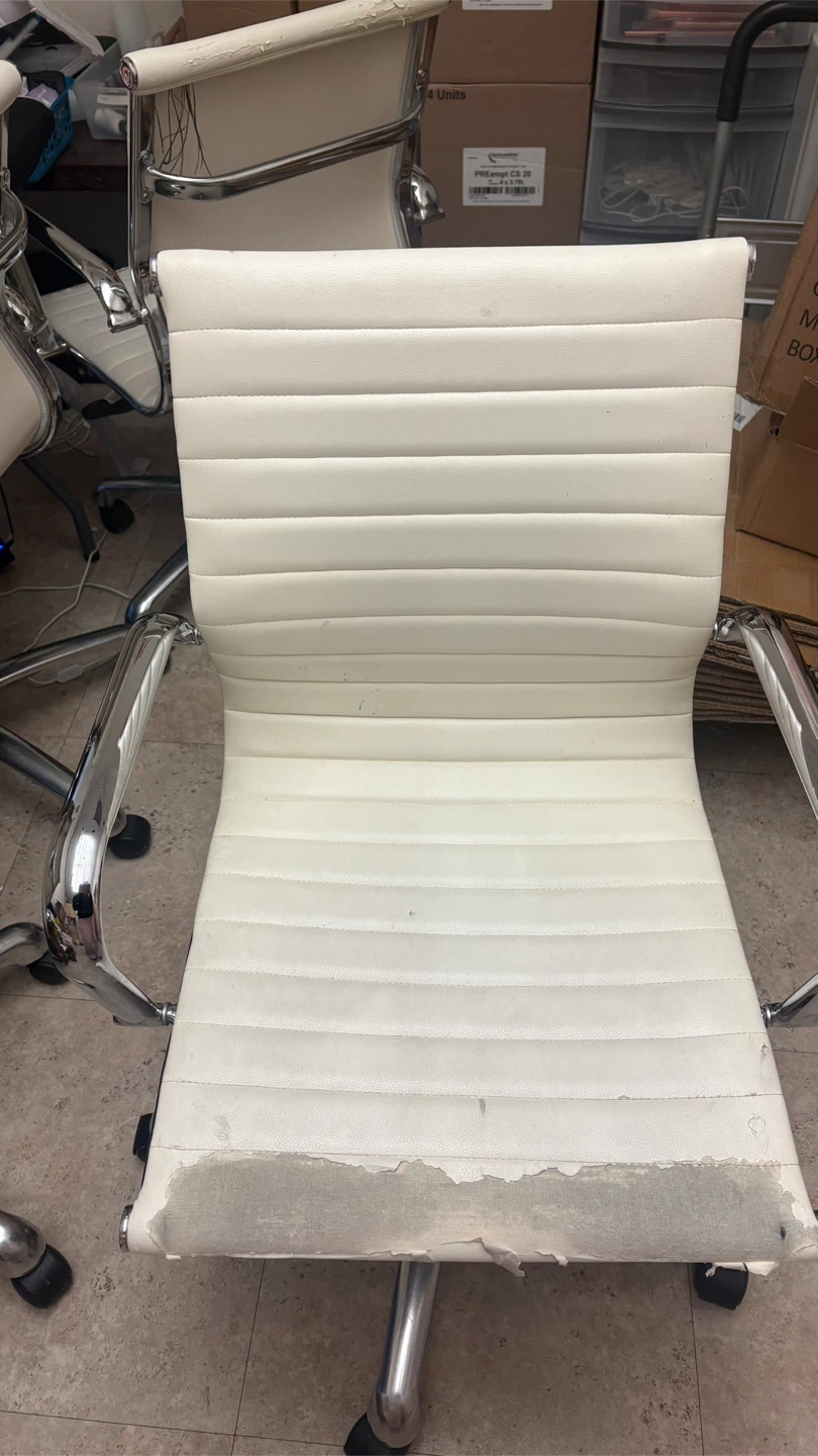 2 free white chairs