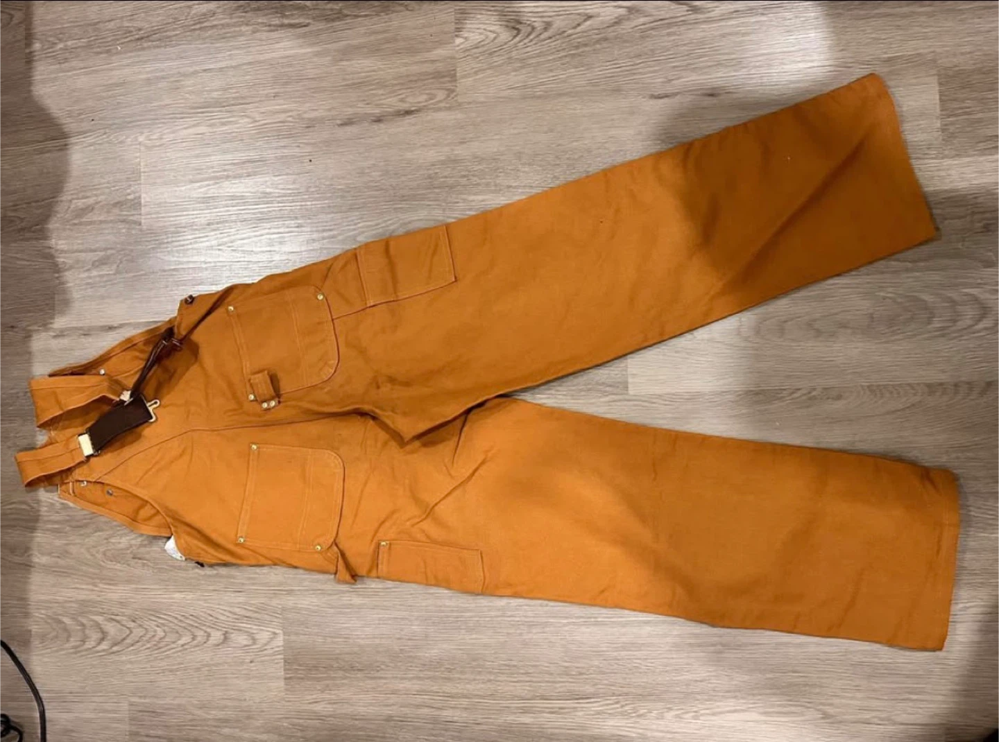 Carhartt R01 BRN Bib Overalls - photo 2