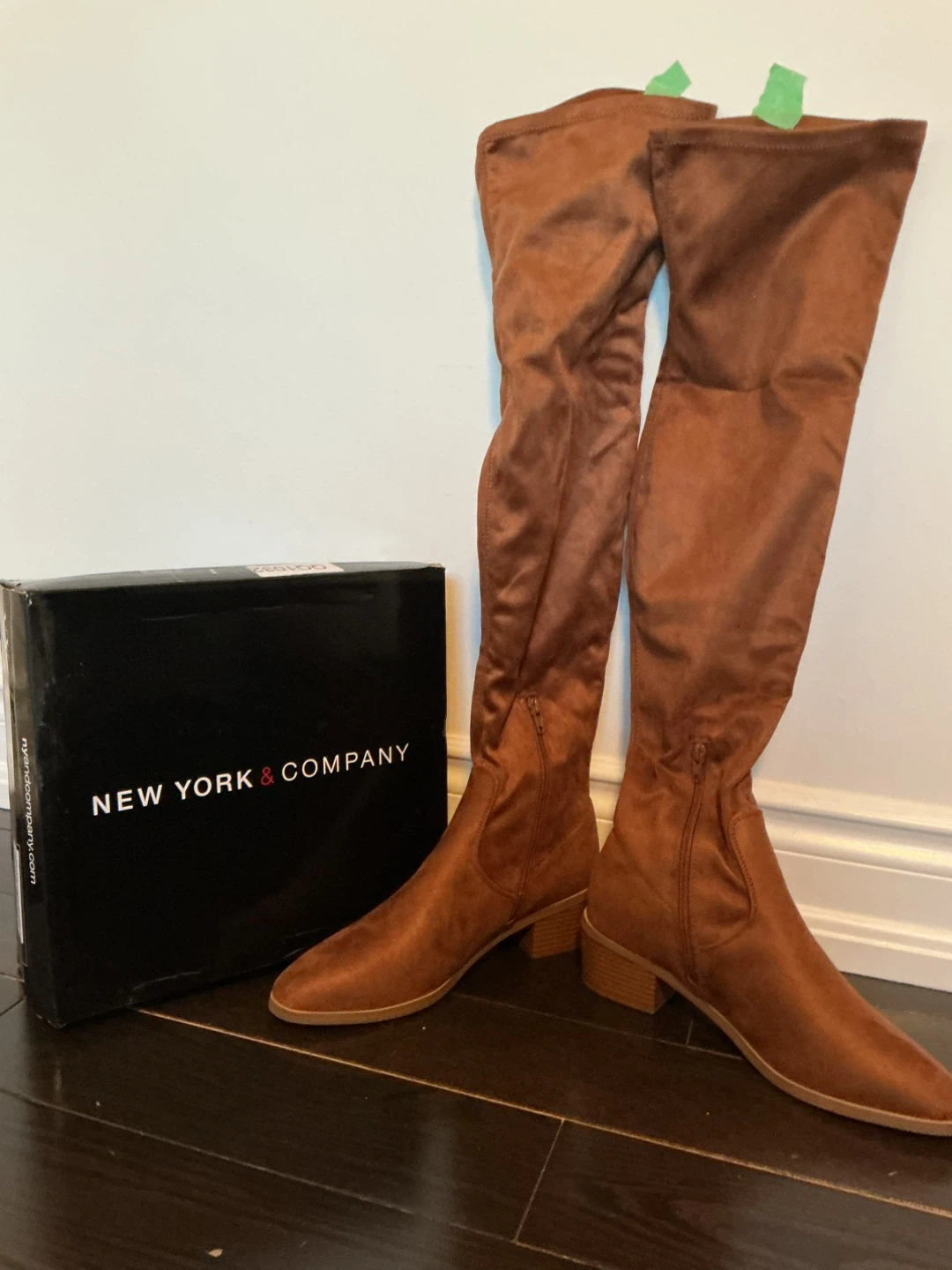 New York & Company Brown Over-the-Knee Boots - Size 7