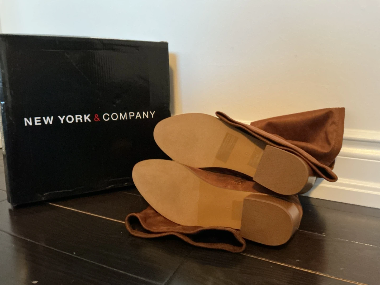 New York & Company Brown Over-the-Knee Boots - Size 7 - photo 2