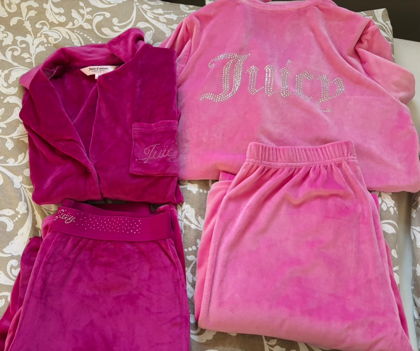 Juicy Couture Velour Set - Pink