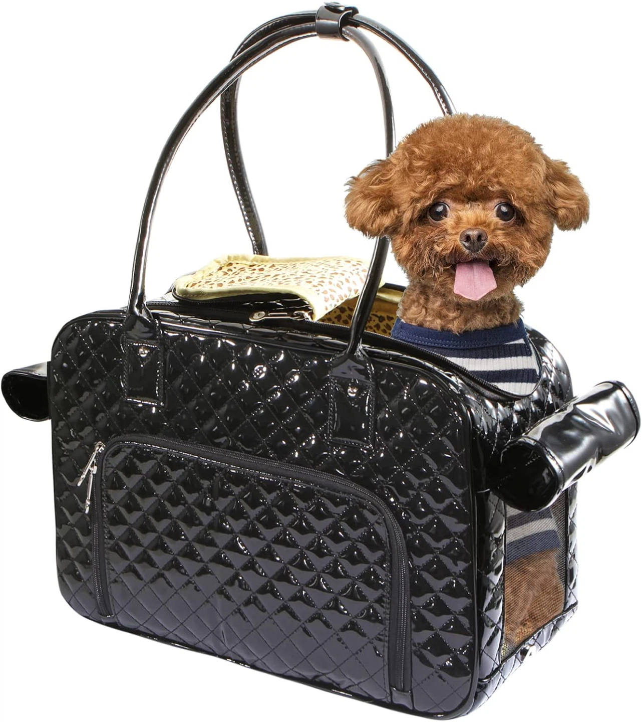 Black dog carrier for small dog - photo 4