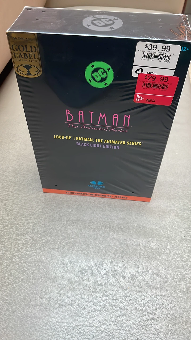 Batman: The Animated Series Lock-Up Black Light Edition