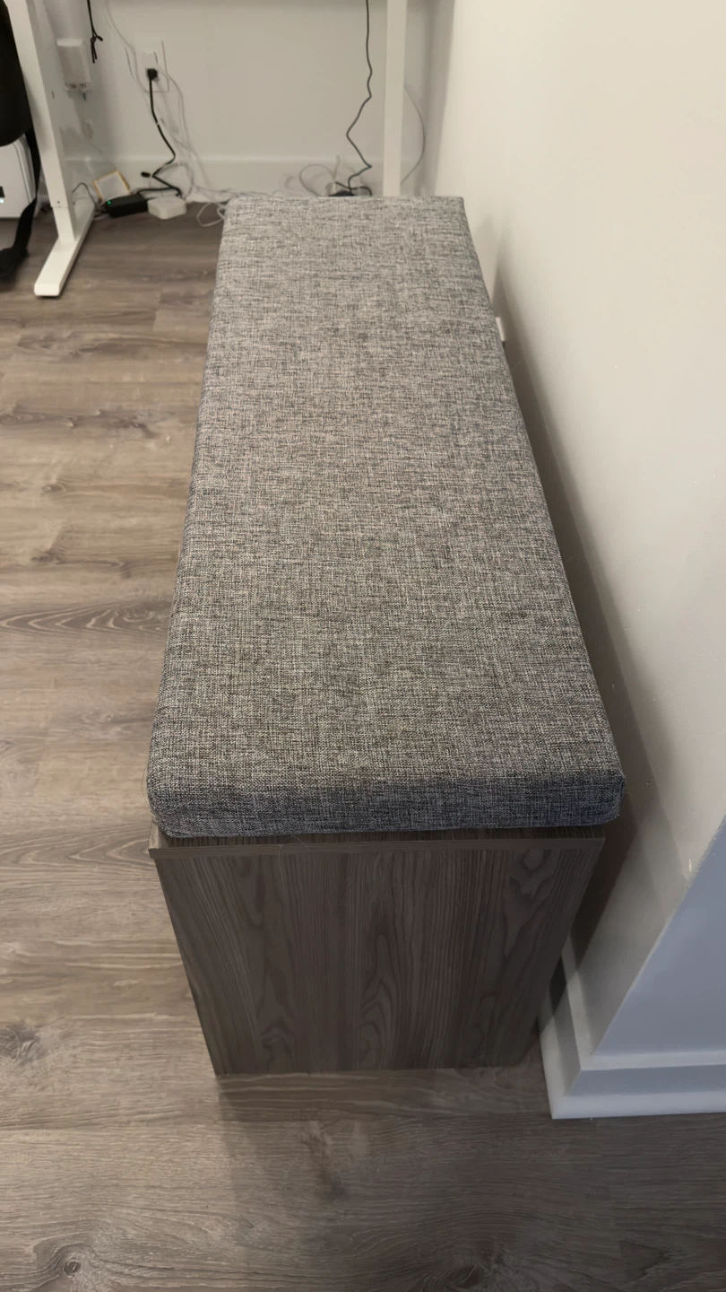 Storage Bench with 3 Cubbies and Cushion - photo 4