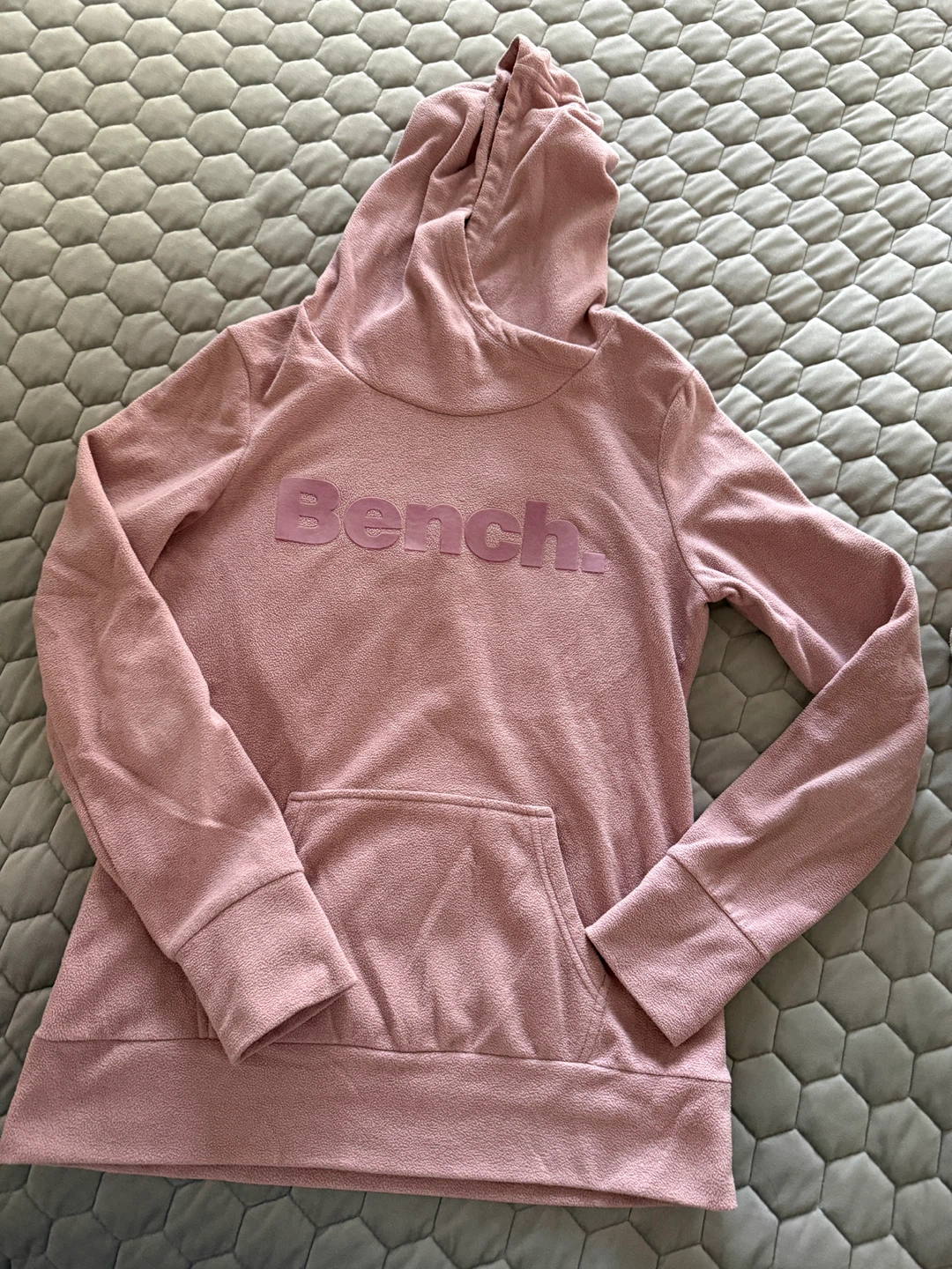 Bench Pink Fleece Hoodie M/M