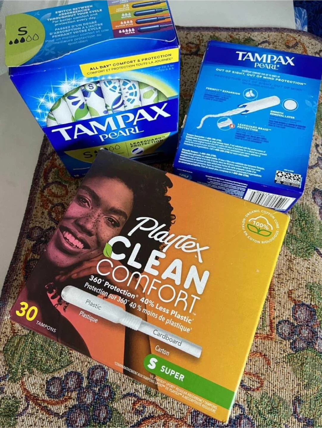 Tampax Pearl Tampons - Size S (3 Boxes)