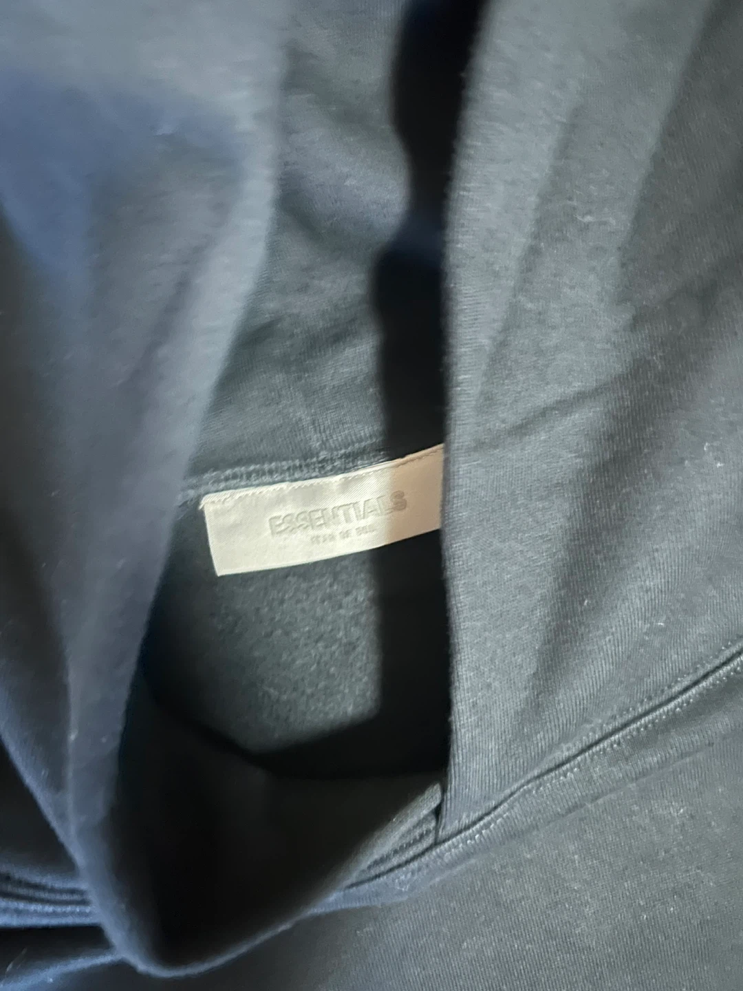 Fear of God Essentials Hoodie Black - photo 5
