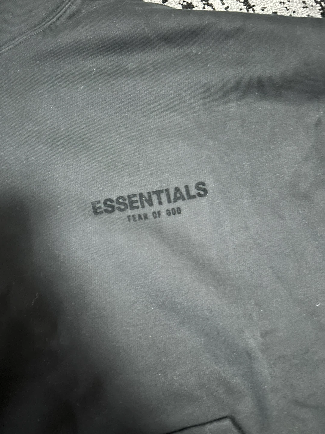 Fear of God Essentials Hoodie Black - photo 3